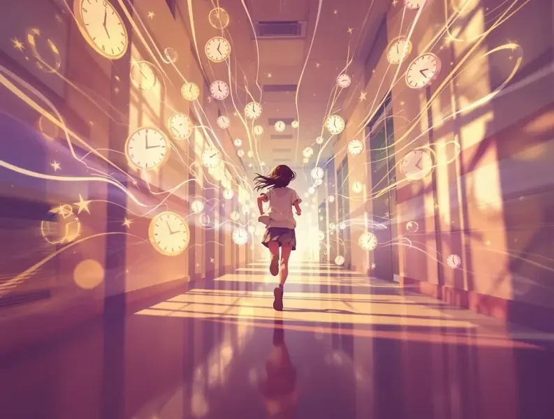 穿越时空的少女 帧画封面